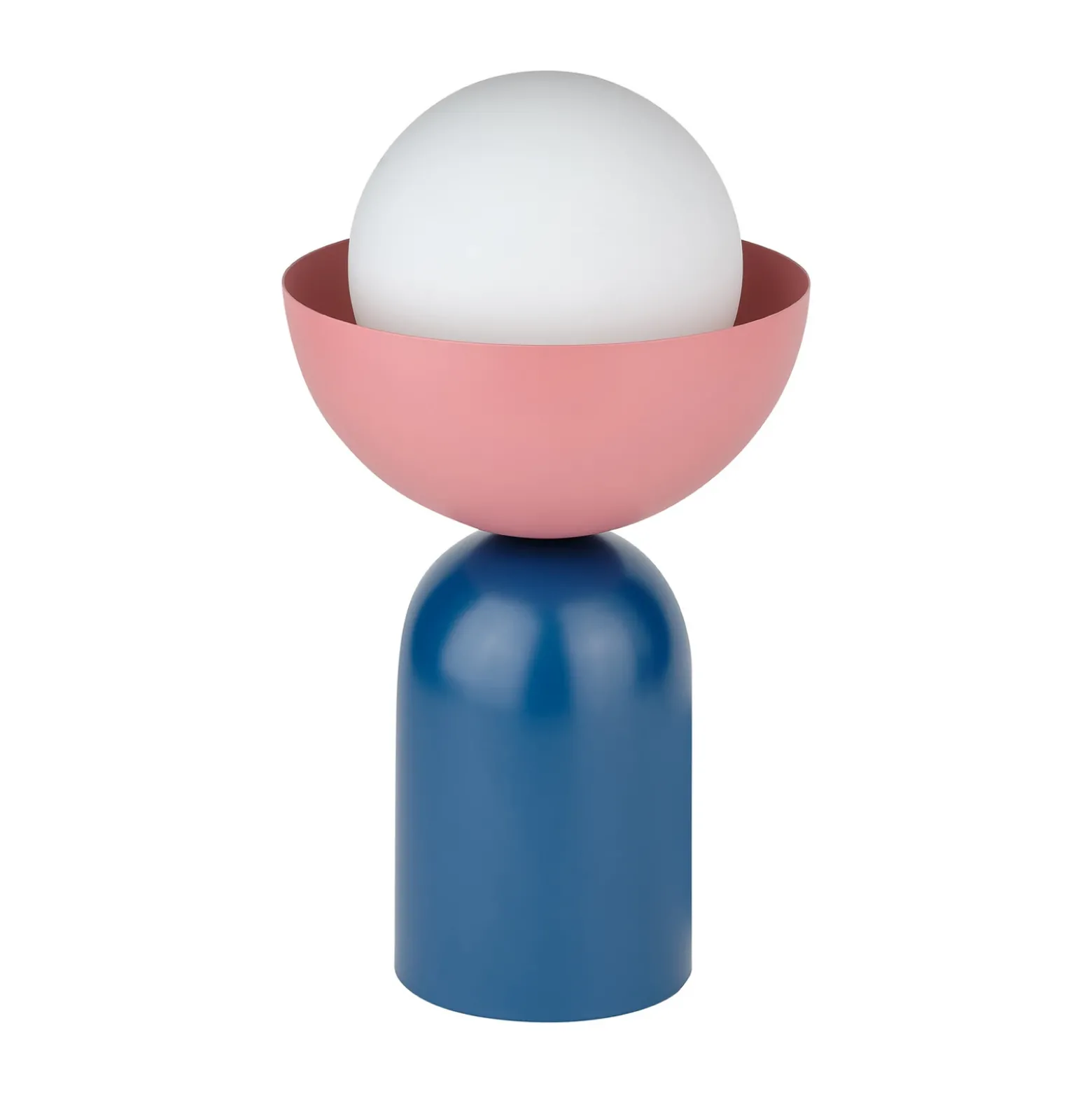 Lámpara de mesa OSRAM Decor Bowl, azul/rosa, acero, E14