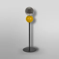 Lámpara de mesa OSRAM Decor Bubble, amarilla, 1 luz, acero, E27