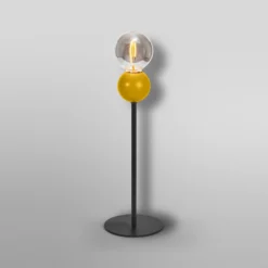 Lámpara de mesa OSRAM Decor Bubble, amarilla, 1 luz, acero, E27