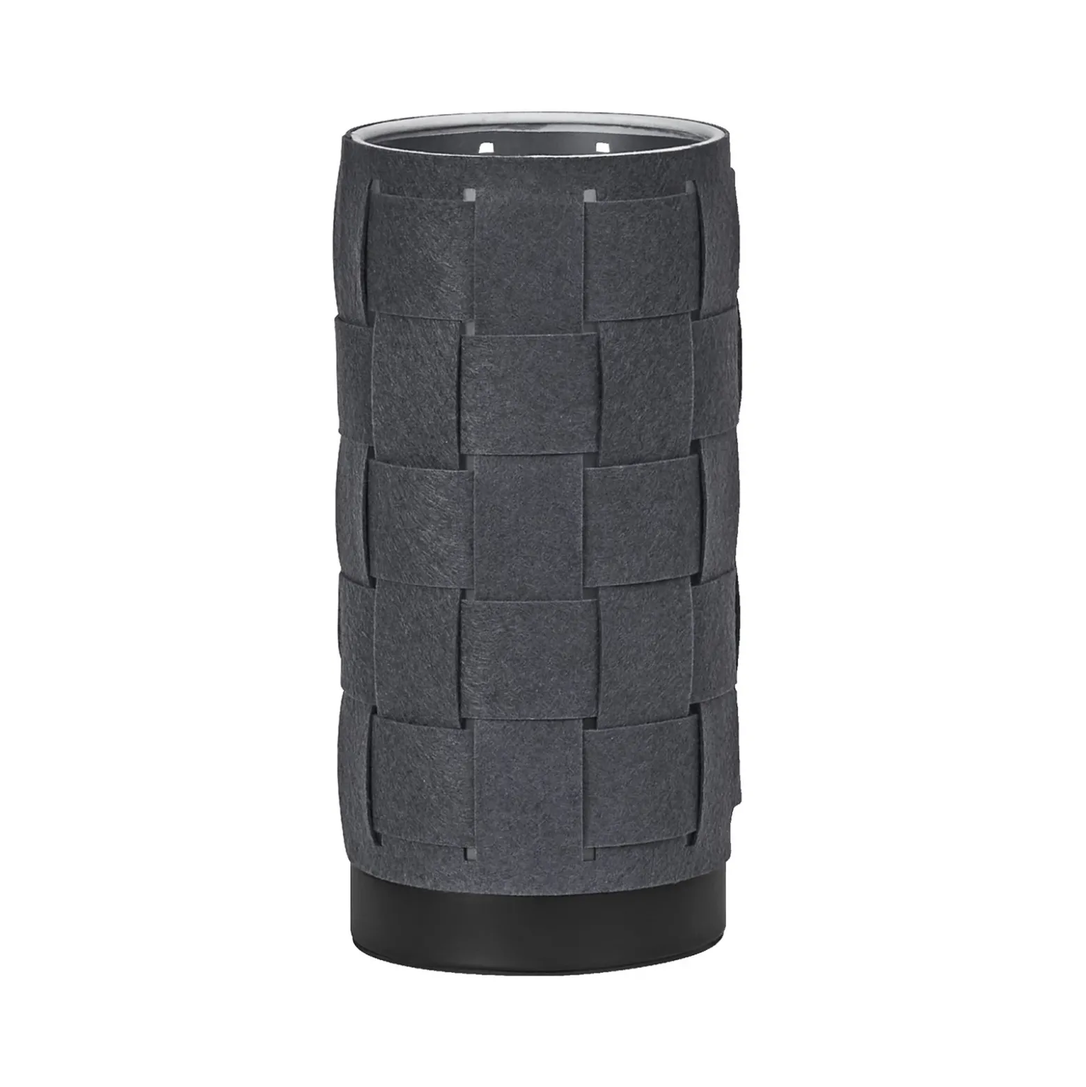 Lámpara de mesa OSRAM Decor Felt Weaving Tube, gris, fieltro, E14