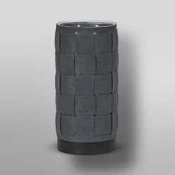 Lámpara de mesa OSRAM Decor Felt Weaving Tube, gris, fieltro, E14
