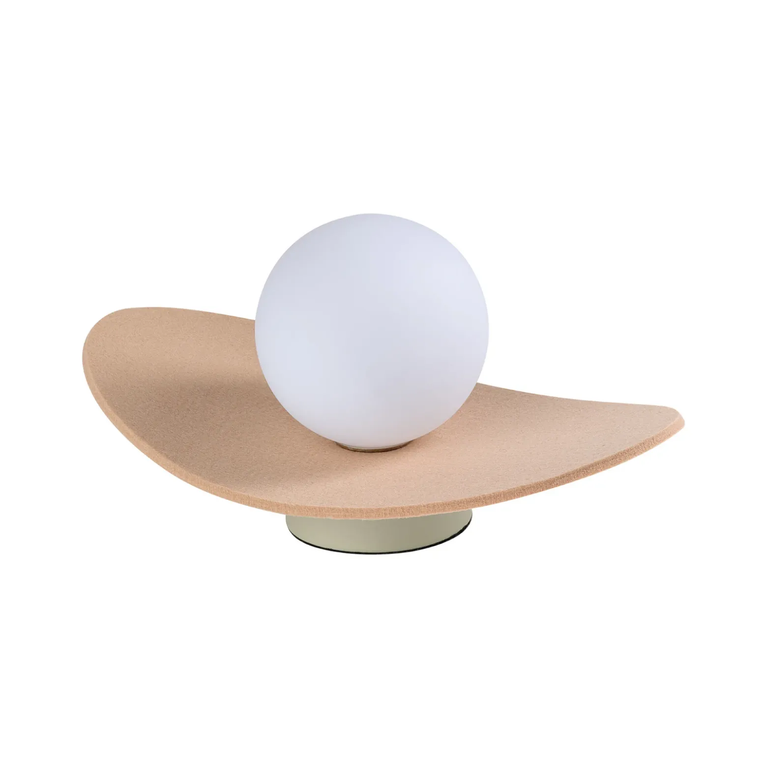 Lámpara de mesa OSRAM Decor Pearl, beige, fieltro, G9