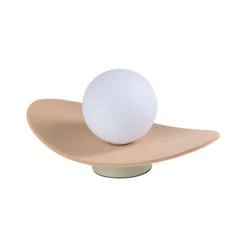 Lámpara de mesa OSRAM Decor Pearl, beige, fieltro, G9