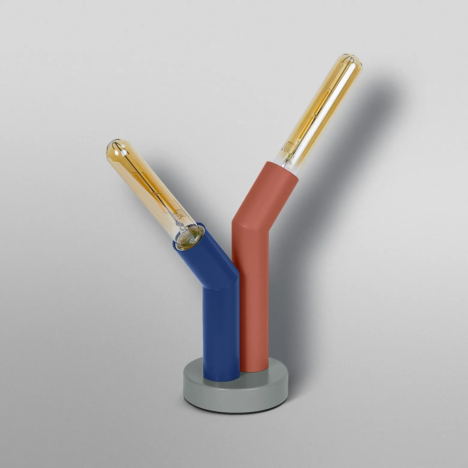 Lámpara de mesa OSRAM Decor Straw, 2 luces, multicolor, acero, E27