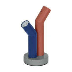 Lámpara de mesa OSRAM Decor Straw, 2 luces, multicolor, acero, E27