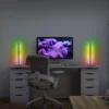 Lámpara de mesa OSRAM SMART+ WiFi CORNER MAGIC, plateada, 43 cm RGB