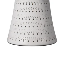 Lámpara de mesa Pauleen DREAMY SUNKISS, blanca, altura 29 cm, porcelana