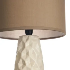 Lámpara de mesa Pauleen FANCY SCULPT, color topo/beige, altura 41 cm