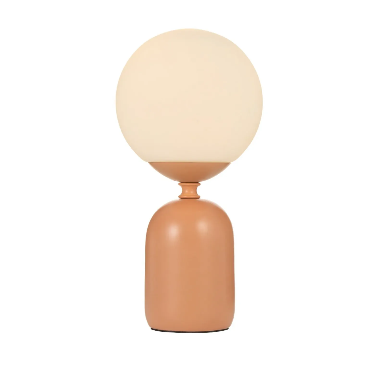 Lámpara de mesa Pauleen Glowing Charm, base de cerámica oxidada