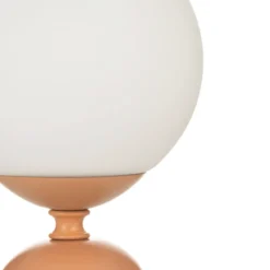 Lámpara de mesa Pauleen Glowing Charm, base de cerámica oxidada