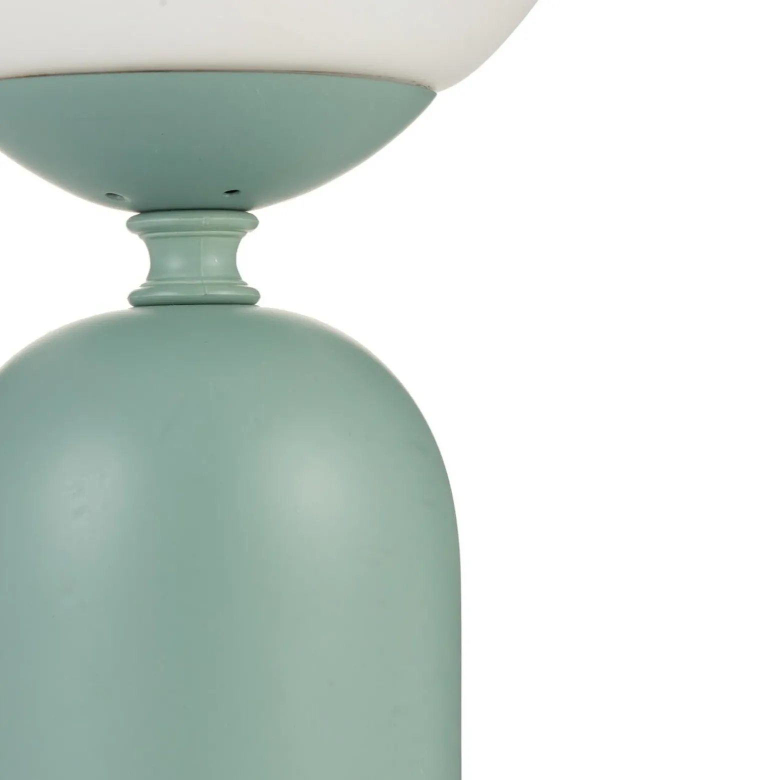 Lámpara de mesa Pauleen Glowing Charm, base de cerámica verde