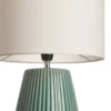 Lámpara de mesa Pauleen LOVE IT CLASSY, blanca/verde, altura 36 cm
