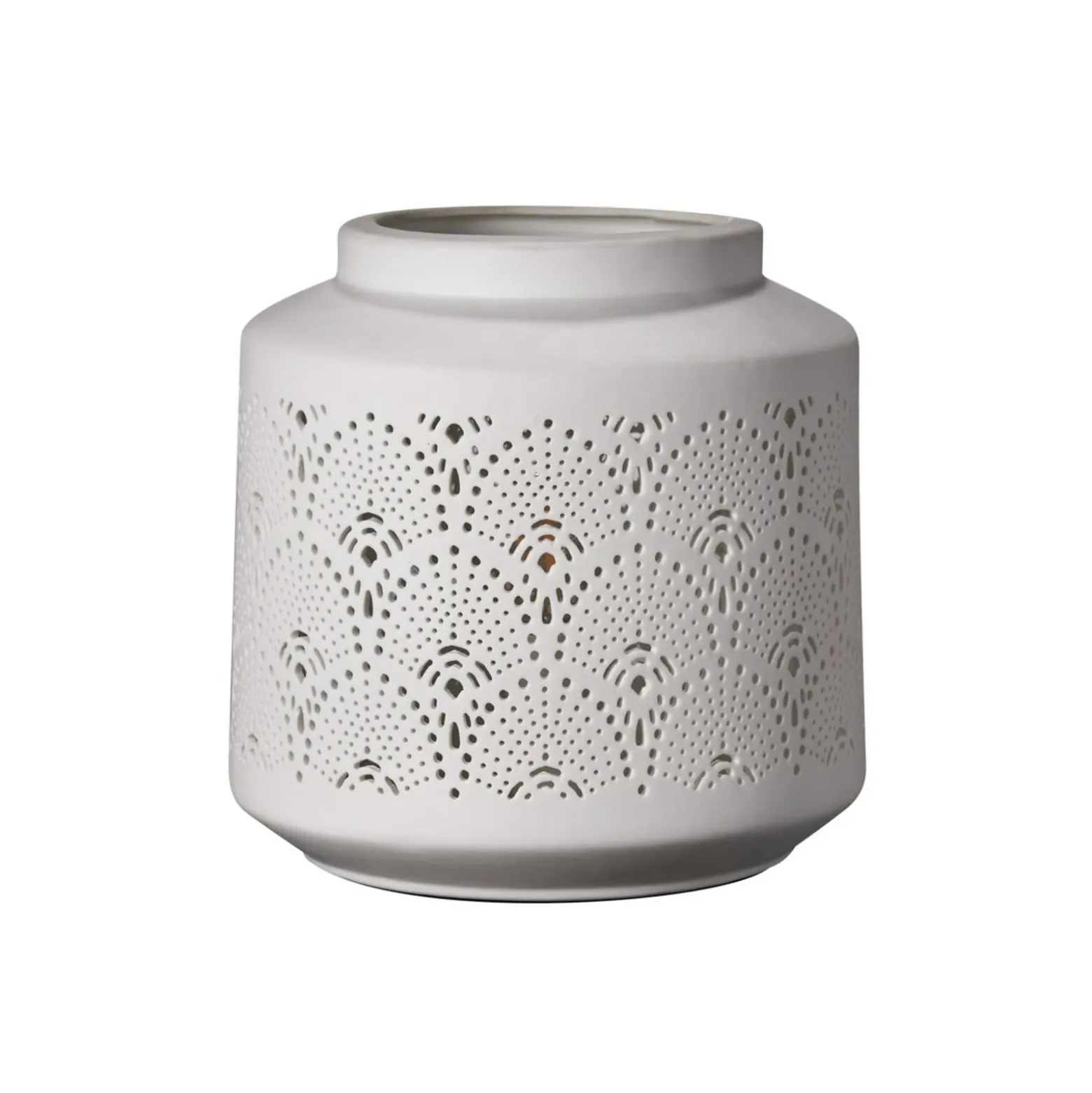 Lámpara de mesa Pauleen PRETTY SUNKISS, blanca, altura 18 cm, porcelana