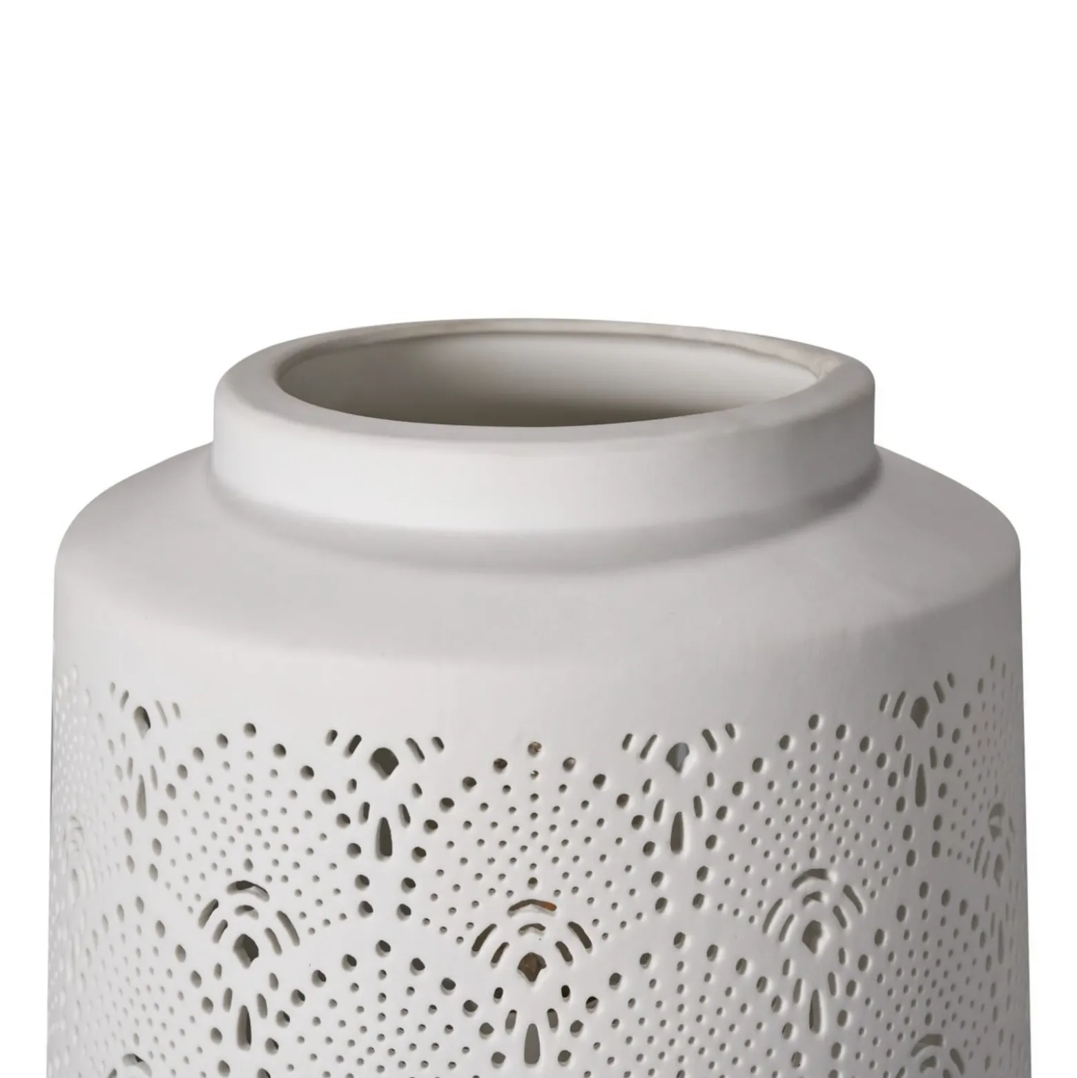 Lámpara de mesa Pauleen PRETTY SUNKISS, blanca, altura 18 cm, porcelana
