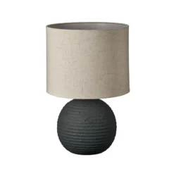 Lámpara de mesa Pauleen PURE BEAUTY, blanco/antracita, altura 36 cm