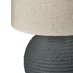 Lámpara de mesa Pauleen PURE BEAUTY, blanco/antracita, altura 36 cm