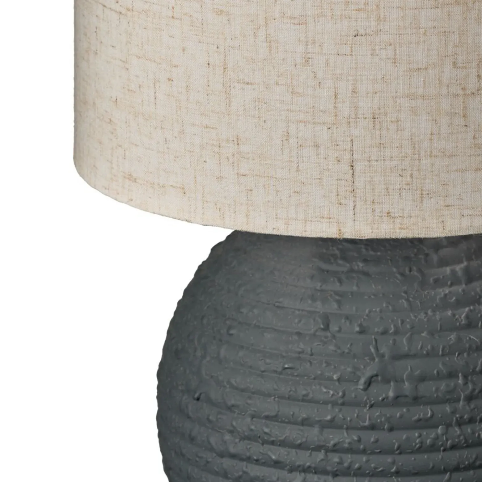 Lámpara de mesa Pauleen PURE BEAUTY, blanco/antracita, altura 36 cm