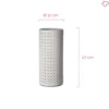 Lámpara de mesa Pauleen PURE SUNKISS, blanca, altura 27 cm, porcelana