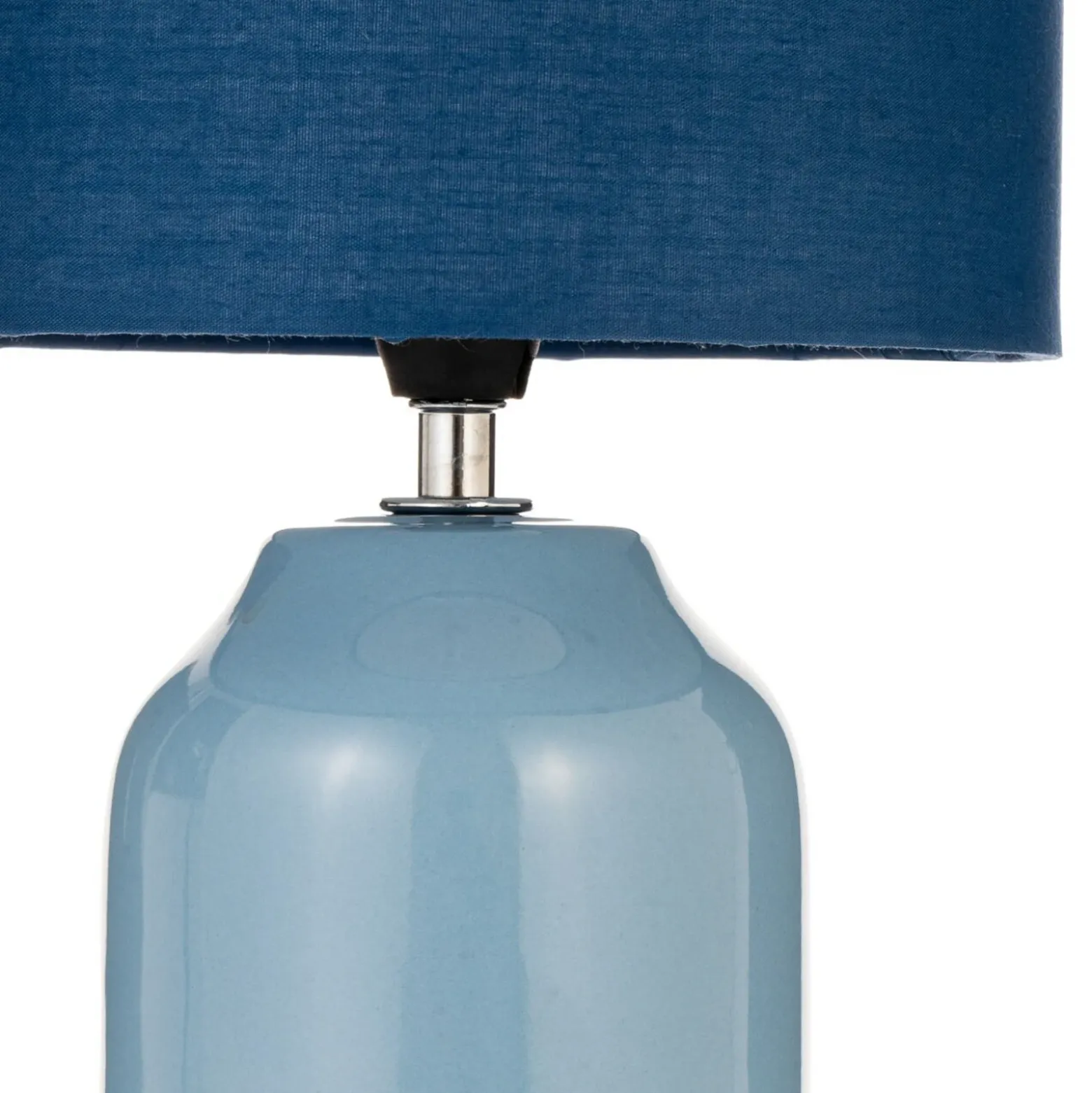 Lámpara de mesa Pauleen Sandy Glow, azul/azul