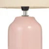 Lámpara de mesa Pauleen Sandy Glow, crema/rosa