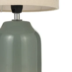 Lámpara de mesa Pauleen Sandy Glow, crema/verde
