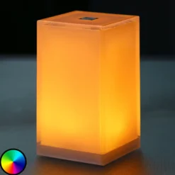 Lámpara de mesa Portable Cub, App-controlable, RGBW
