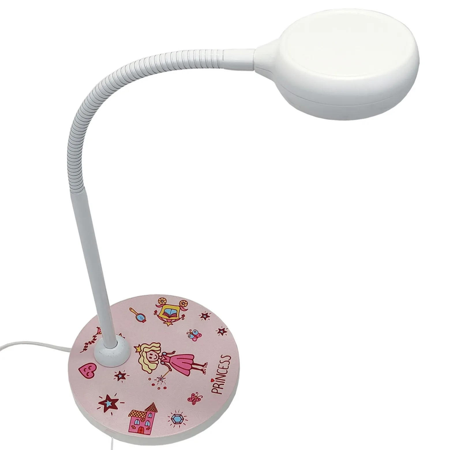 Lámpara de mesa Princesa con brazo flexible