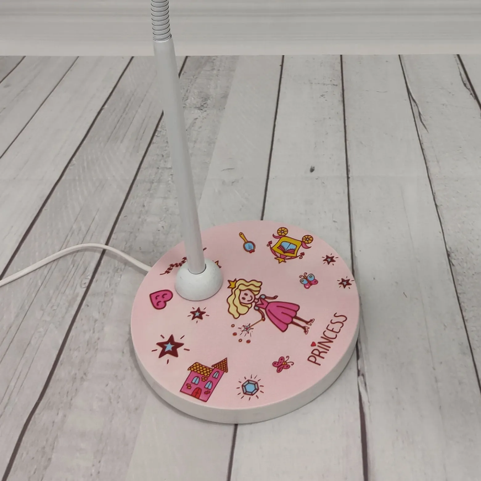 Lámpara de mesa Princesa con brazo flexible