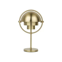 Lámpara de mesa recargable Gubi Multi-Lite, latón/latón, 30 cm
