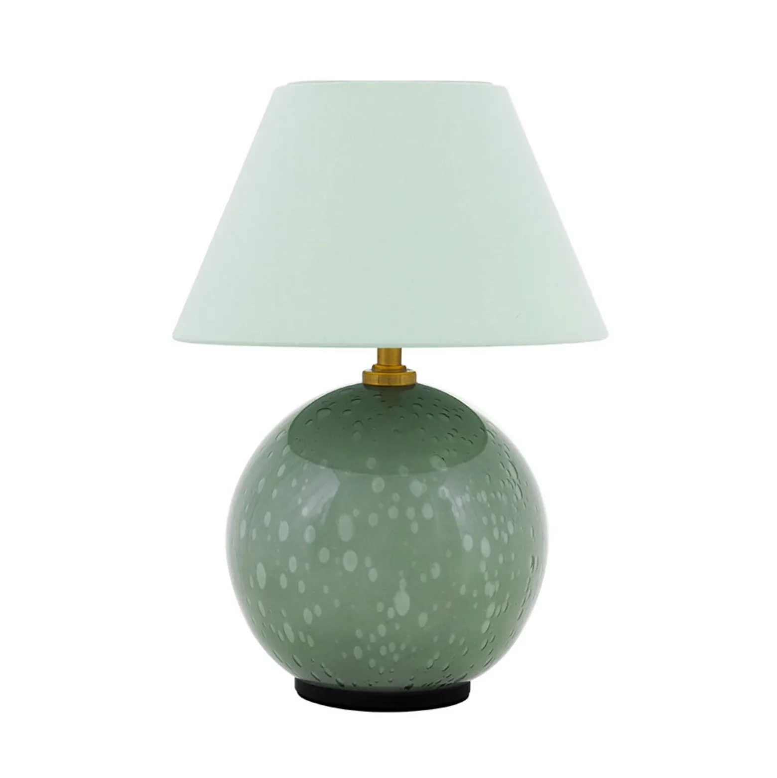 Lámpara de mesa recargable IRIS de Globen Lighting, verde, altura 23 cm, G4