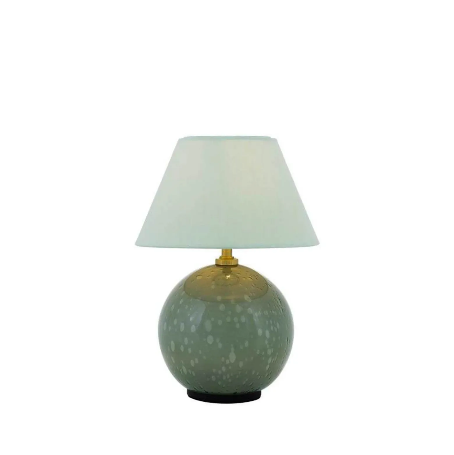 Lámpara de mesa recargable IRIS de Globen Lighting, verde, altura 23 cm, G4