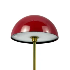 Lámpara de mesa recargable LED Along de Dyberg Larsen, roja, juego de 2 unidades