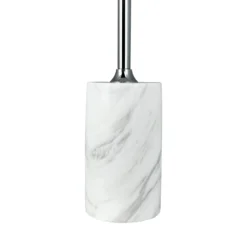 Lámpara de mesa recargable LED Starlight de Dyberg Larsen, cromada/blanca