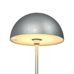 Lámpara de mesa recargable LED Along de Dyberg Larsen, plateada, juego de 2