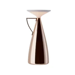 lámpara de mesa recargable LED Kartell Camomille, color cobre, atenuable