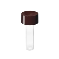 Lámpara de mesa recargable LED Fleur de Foscarini, rojo burdeos