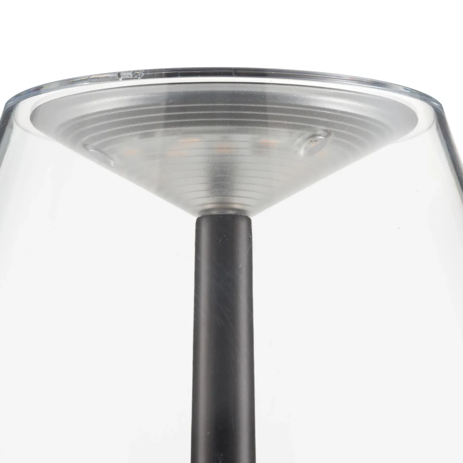 Lámpara de mesa recargable LED Rotaliana Dina+ T1 negra