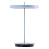 Lámpara de mesa recargable LED UMAGE Asteria Move, azul claro, 31 cm