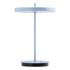 Lámpara de mesa recargable LED UMAGE Asteria Move, azul claro, 31 cm