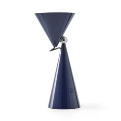 Lámpara de mesa recargable LED Pose de Tom Dixon, índigo, altura 25 cm