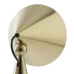 Lámpara de mesa recargable LED Pose de Tom Dixon, color dorado, altura 25 cm