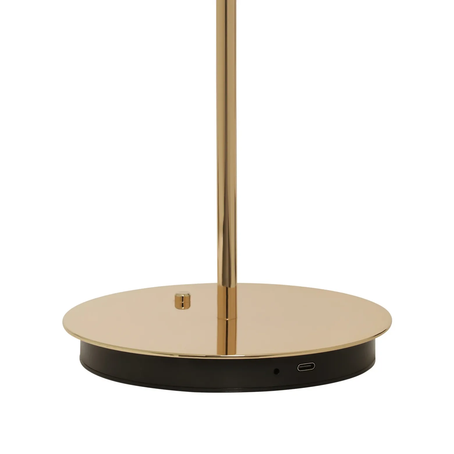 Lámpara de mesa recargable LED UMAGE Asteria Move, latón pulido, 31 cm