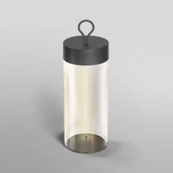 Lámpara de mesa recargable LED DECOR FILAMENT de OSRAM, gris oscuro, 32 cm