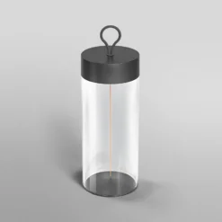 Lámpara de mesa recargable LED DECOR FILAMENT de OSRAM, gris oscuro, 32 cm