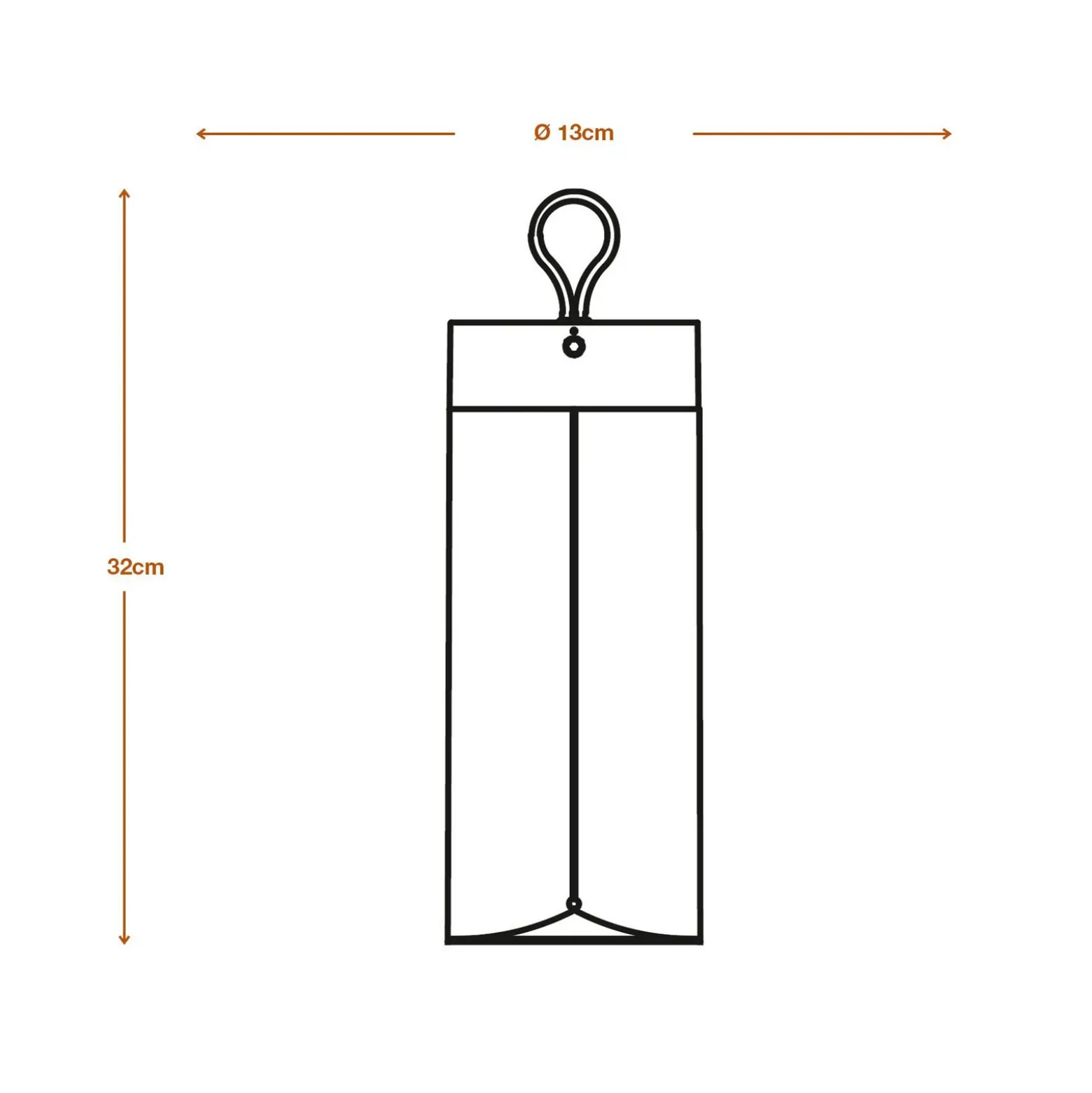 Lámpara de mesa recargable LED DECOR FILAMENT de OSRAM, gris oscuro, 32 cm