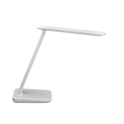 Lámpara de mesa recargable MAULsally, blanca, CCT, atenuable, altura 34 cm