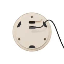 Lámpara de mesa recargable Numotion LED, beige, cristal, IP54, atenuable
