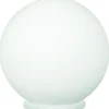 Lámpara de mesa Rondo, Ø 20 cm, blanco