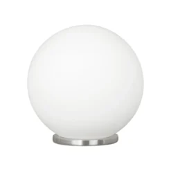 Lámpara de mesa Rondo, Ø 20 cm, blanco