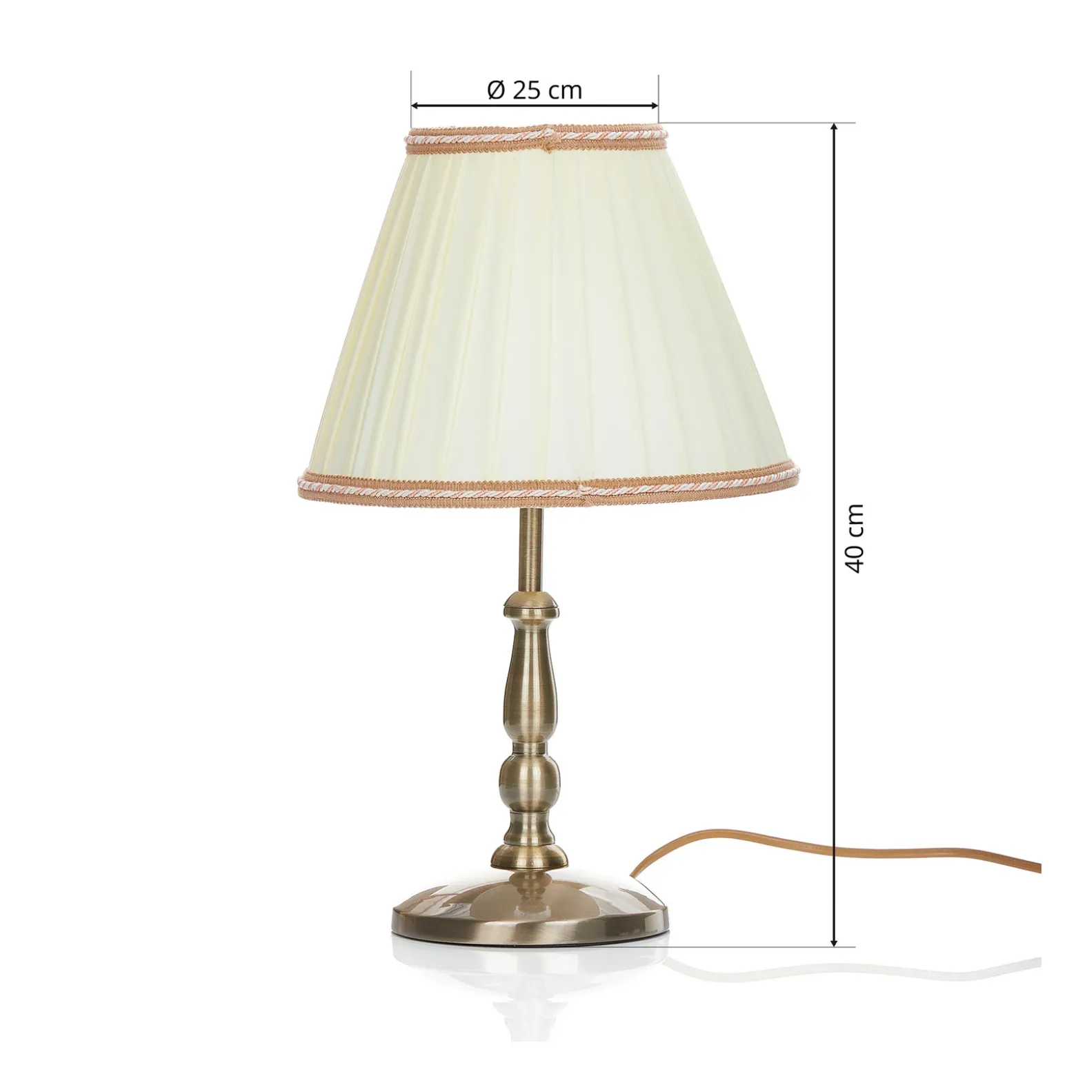 Lámpara de mesa ROSELLA de 40 cm de altura